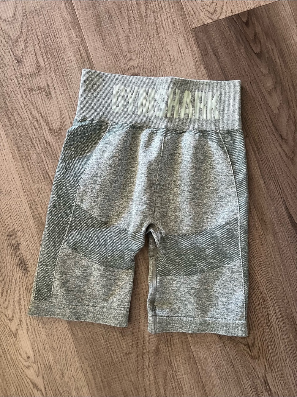 Gymshark Light Sage Seamless Athletic Bike Shorts